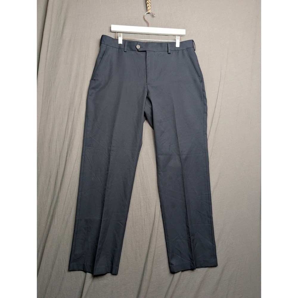Izod Pants Mens 34x32  Dress Navy ‎ Trouser